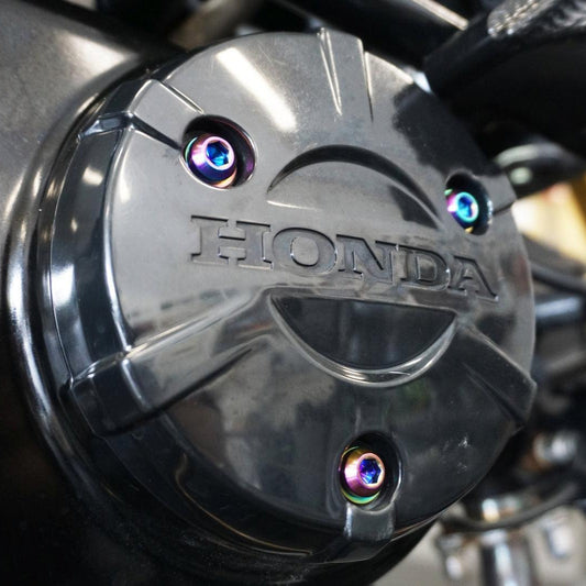ZSPEC "Small Engine Cover" Fastener Kit for the Honda Grom, Grade-5 Titanium - Howling Moto