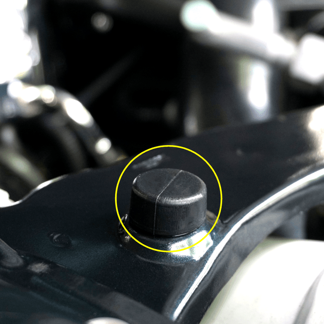 ZSPEC Hood Bump Stops, Hard Silicone Rubber, 2-Pack - Howling Moto