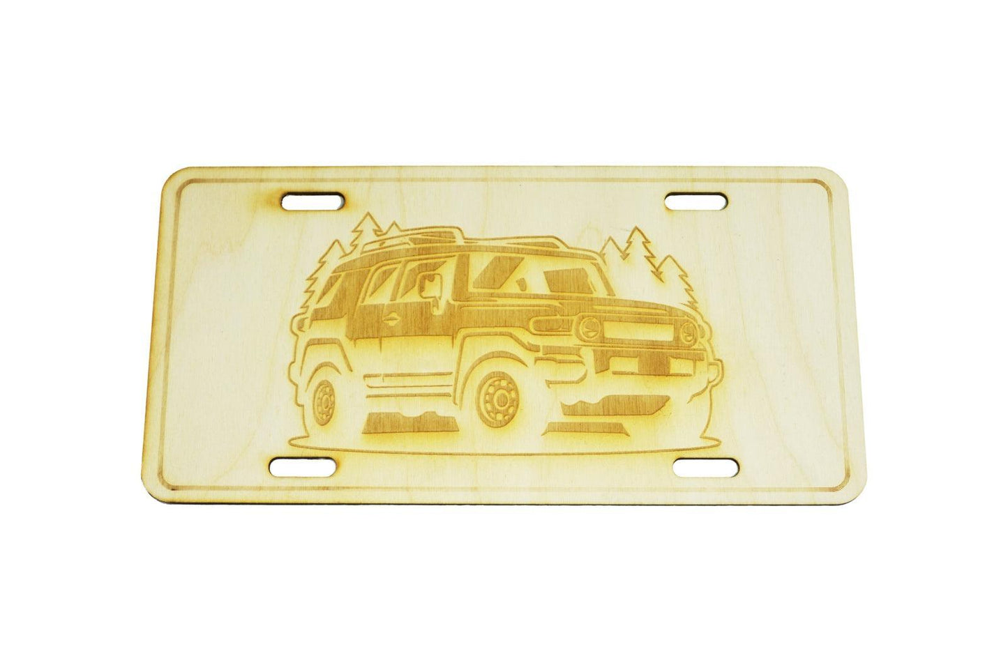 ZSPEC Toyota FJ Cruiser License Plate, Birch, Ornamental - Howling Moto