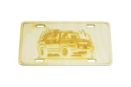ZSPEC Toyota FJ Cruiser License Plate, Birch, Ornamental - Howling Moto