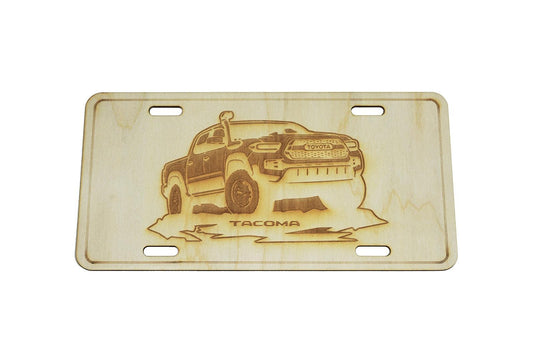 ZSPEC Toyota Tacoma Truck 4x4 License Plate, Birch, Ornamental - Howling Moto