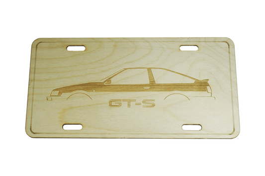 ZSPEC Toyota Corolla GTS License Plate, Birch, Ornament for Office, Garage or Man-Cave - Howling Moto