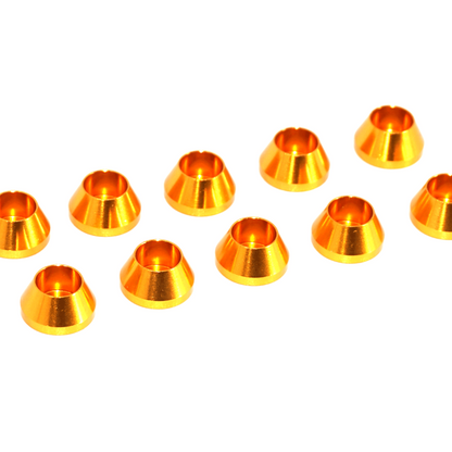 ZSPEC M2 Angled Cup Finish Washers for SHSC Socket-Cap Fasteners, 10-Pack - Howling Moto