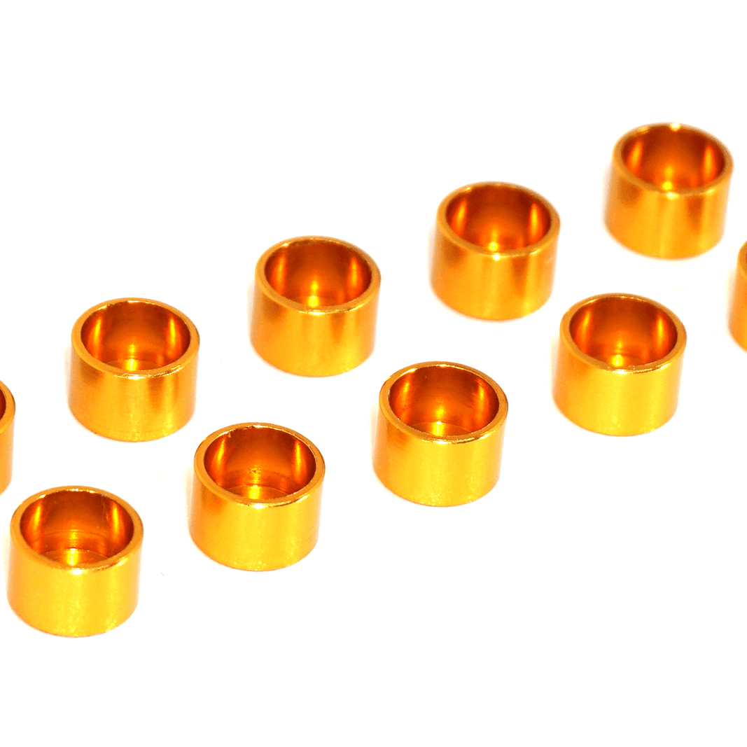 ZSPEC M3 Straight Cup Finish Washers for M3 SHSC Socket-Cap Fasteners, Billet, 10-Pack - Howling Moto