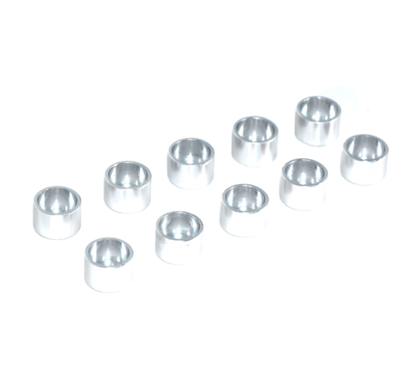 ZSPEC Billet Straight Cup Finish Washers for M2 SHSC Socket-Cap Fasteners, 10-Pack - Howling Moto