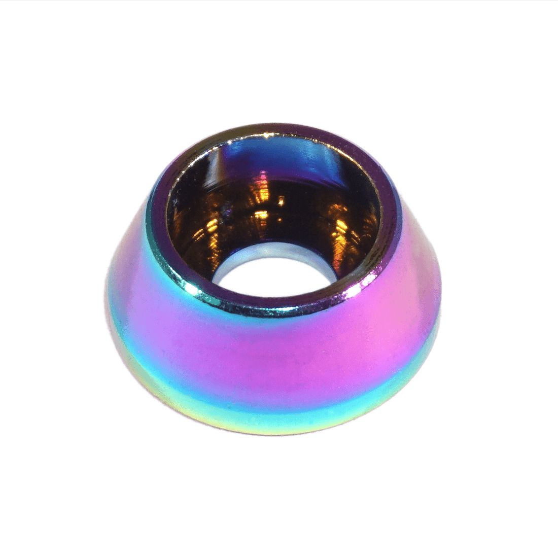 ZSPEC M5 Billet Angled Cup Finish Washers for SHSC Socket-Cap Fasteners, Billet, 10-Pack - Howling Moto