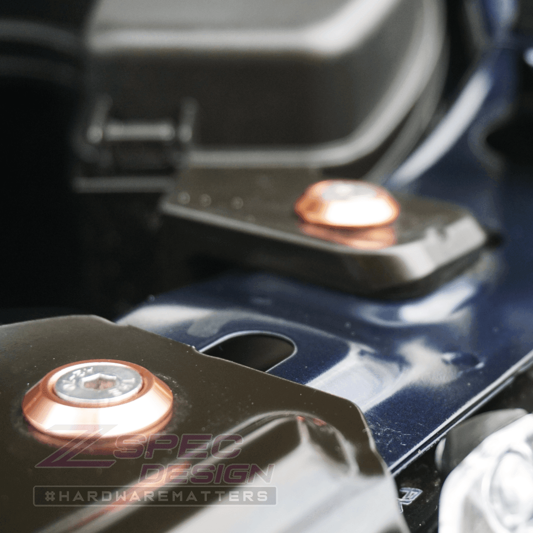 ZSPEC Stage-3 Dress Up Bolts® Fastener Kit for '14-17 Mazda3 2.0L, Stainless & Billet - Howling Moto
