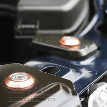 ZSPEC Stage-3 Dress Up Bolts® Fastener Kit for '14-17 Mazda3 2.0L, Stainless & Billet - Howling Moto