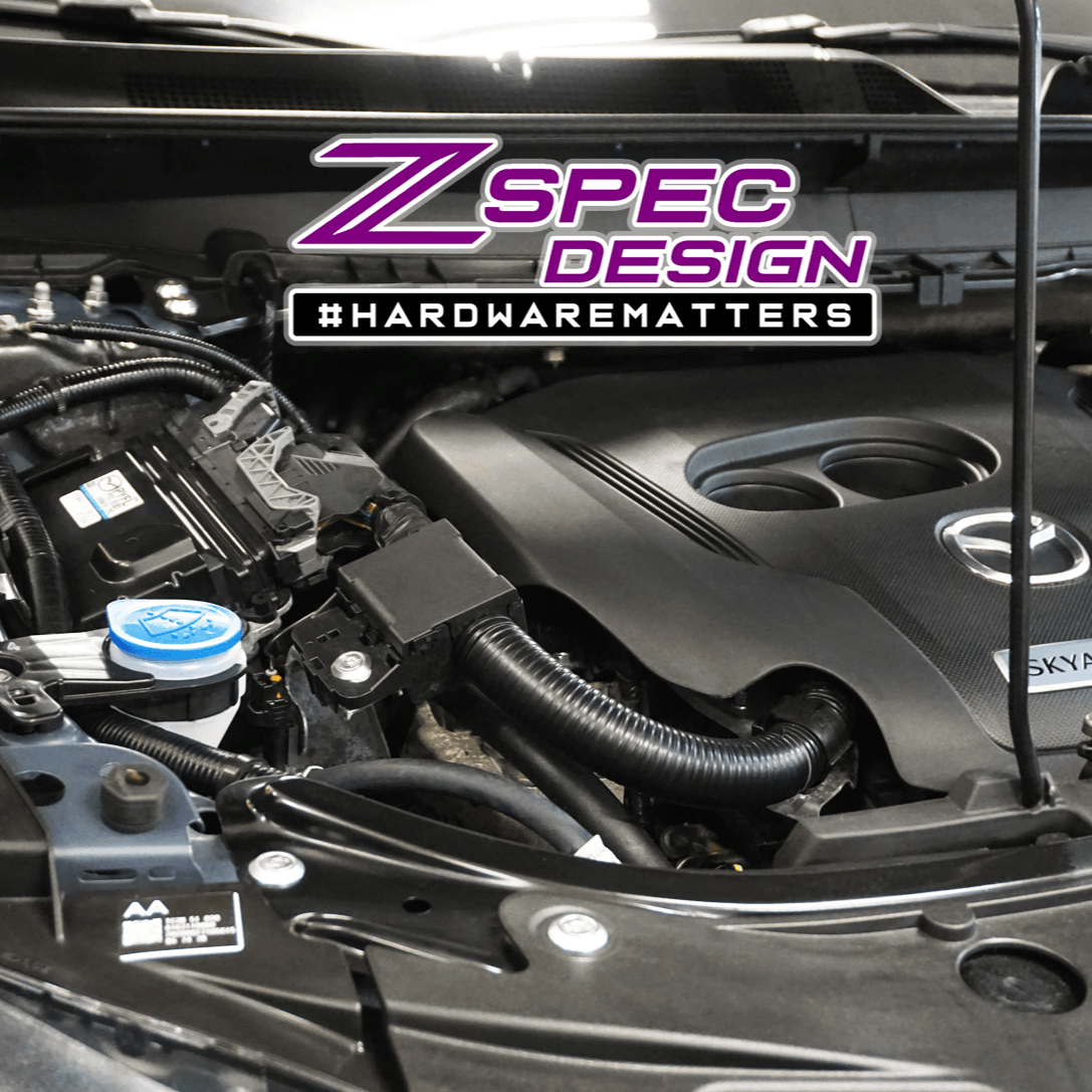 ZSPEC Stage-1 Dress Up Bolts® Fastener Kit for '16-23 Mazda CX-9, Stainless & Billet - Howling Moto