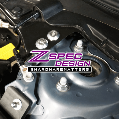 ZSPEC Stage-1 Dress Up Bolts® Fastener Kit for '17-23 Mazda CX-5, Stainless & Billet - Howling Moto