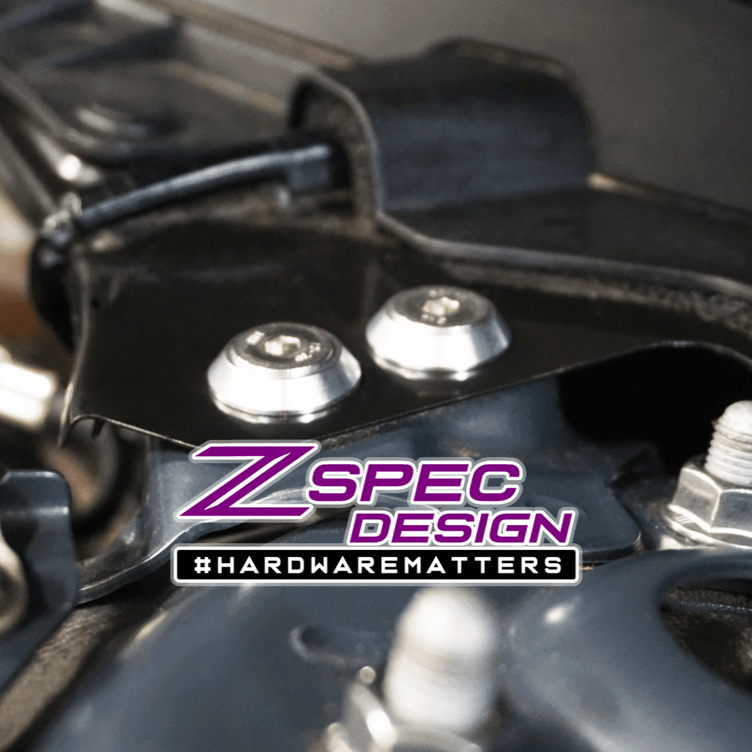 ZSPEC Stage-1 Dress Up Bolts® Fastener Kit for '16-23 Mazda CX-9, Stainless & Billet - Howling Moto