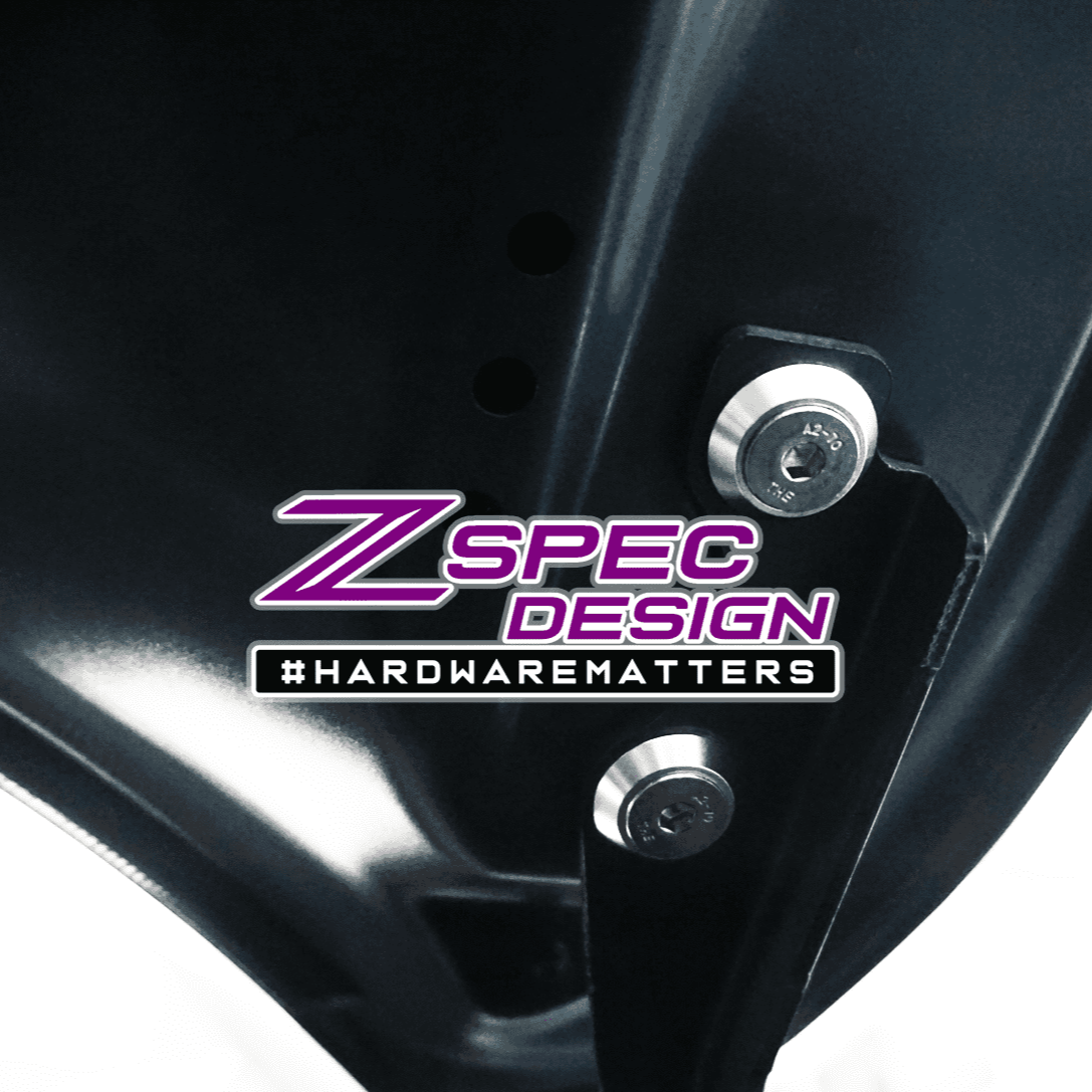 ZSPEC Stage-2 Dress Up Bolts® Fastener Kit for '16-23 Mazda CX-9, Stainless & Billet - Howling Moto