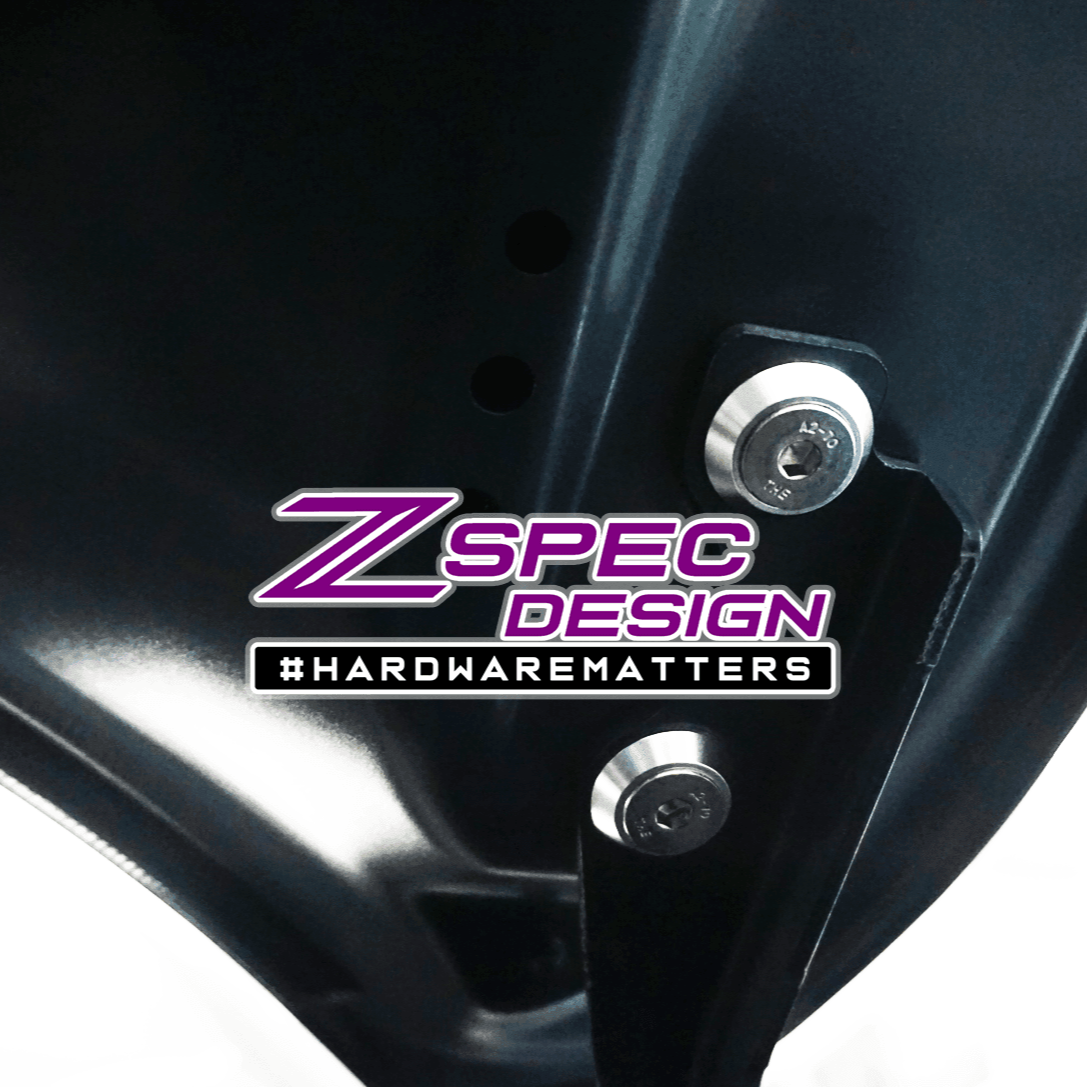 ZSPEC Stage-1 Dress Up Bolts® Fastener Kit for '17-23 Mazda CX-5, Stainless & Billet - Howling Moto