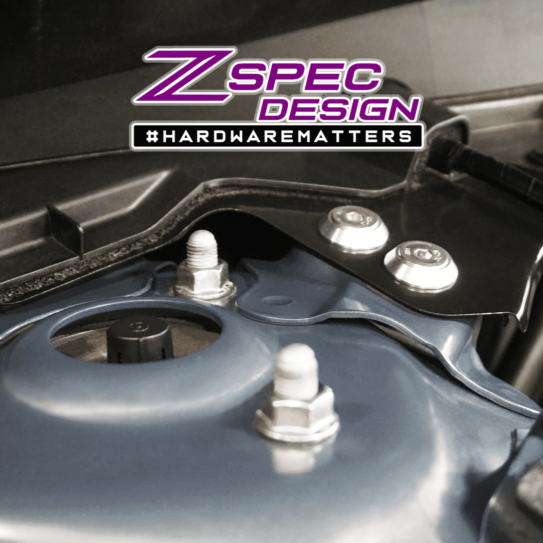 ZSPEC Stage-2 Dress Up Bolts® Fastener Kit for '17-23 Mazda CX-5, Stainless & Billet - Howling Moto