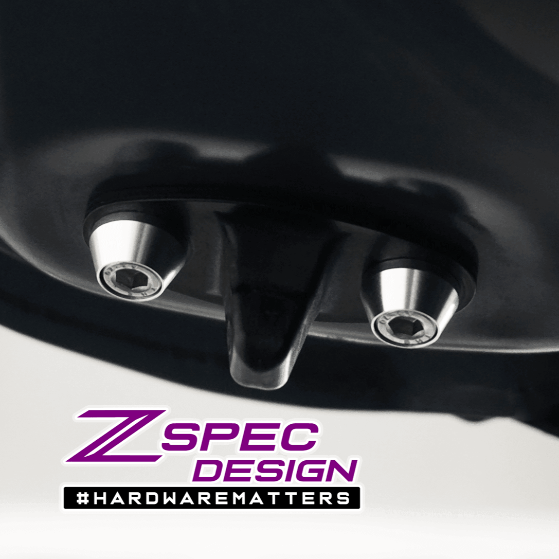 ZSPEC Dress Up Bolts® Hatch/Trunk-Area Fastener Kit for '17-23 Mazda CX-9, Stainless & Billet - Howling Moto