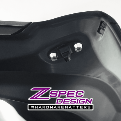 ZSPEC Stage-2 Dress Up Bolts® Fastener Kit for '16-23 Mazda CX-9, Stainless & Billet - Howling Moto