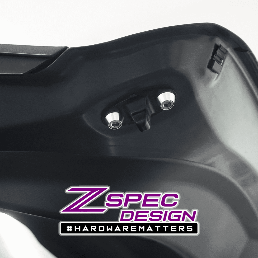 ZSPEC Stage-2 Dress Up Bolts® Fastener Kit for '17-23 Mazda CX-5, Stainless & Billet - Howling Moto
