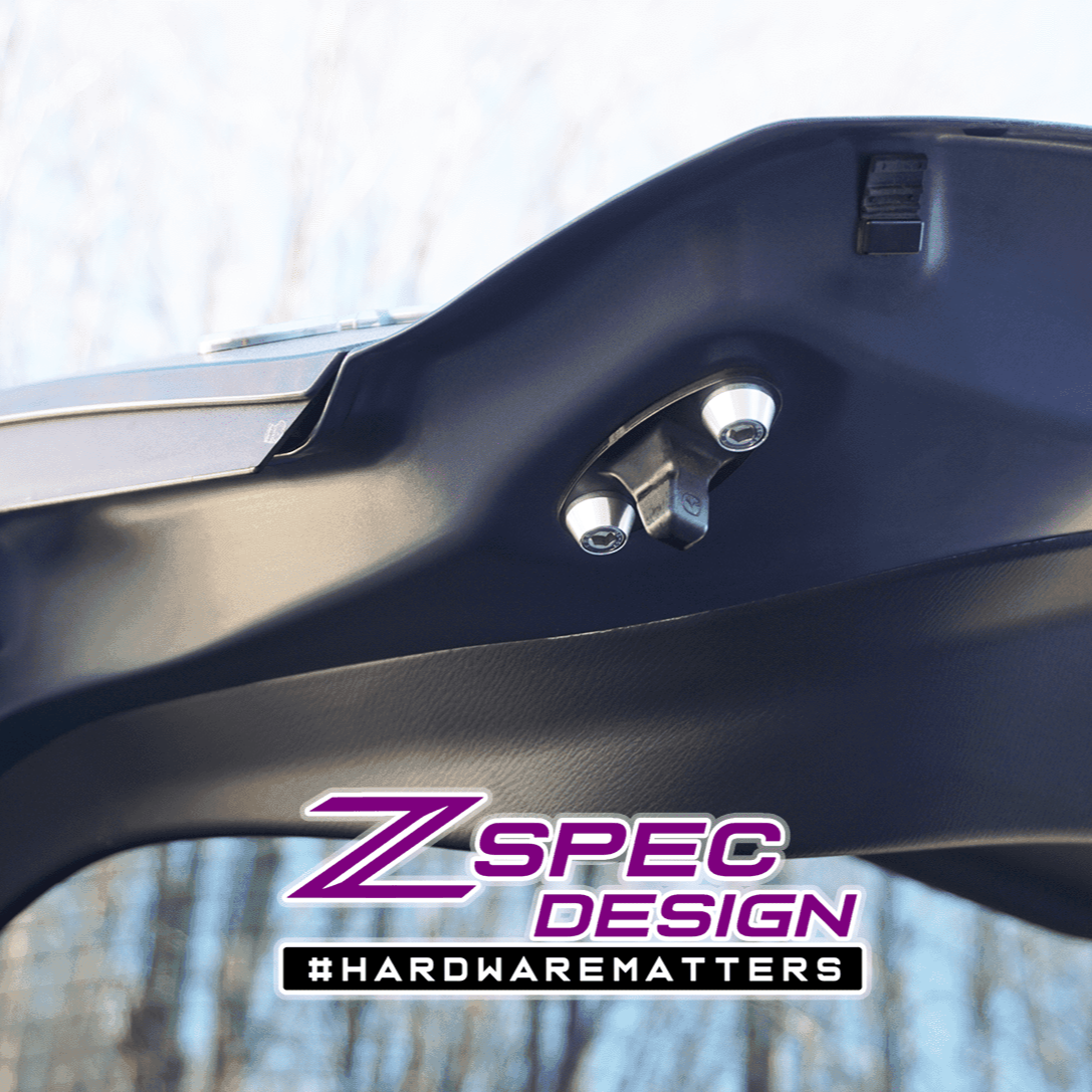 ZSPEC Stage-2 Dress Up Bolts® Fastener Kit for '16-23 Mazda CX-9, Stainless & Billet - Howling Moto