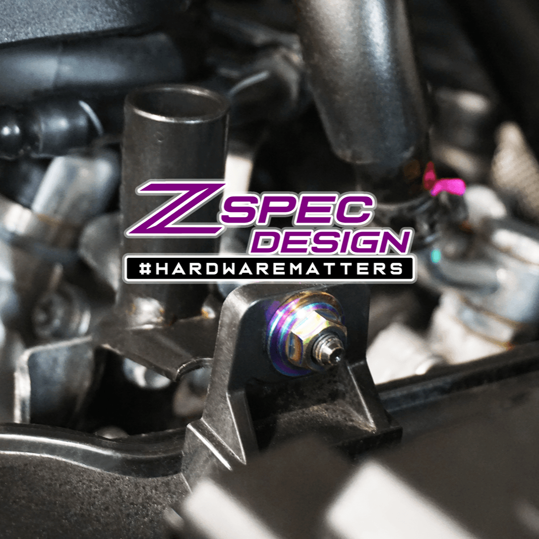 ZSPEC Stage-1 Dress Up Bolts® Fastener Kit for '17-23 Mazda CX-5, Titanium - Howling Moto