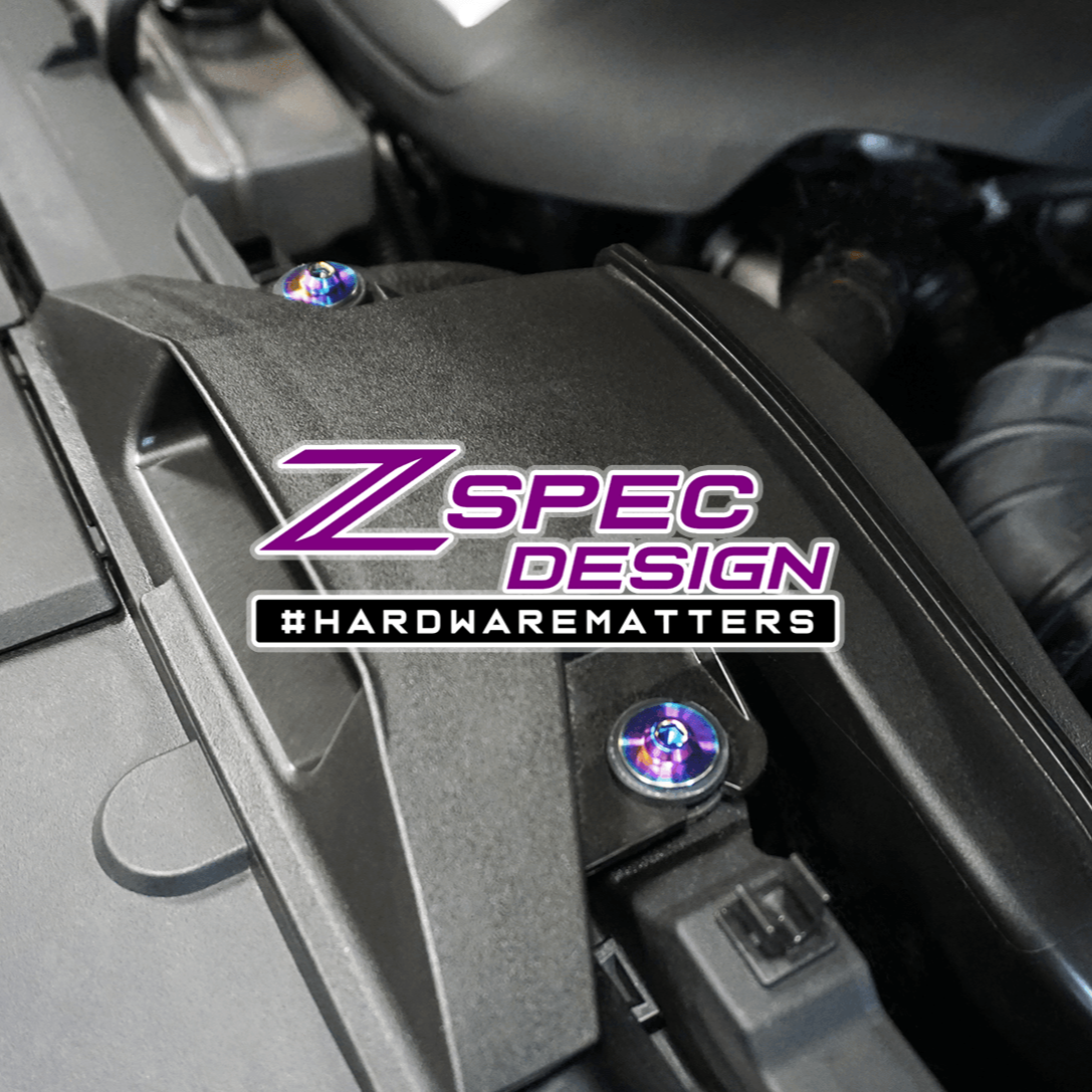 ZSPEC Stage-2 Dress Up Bolts® Fastener Kit for '17-23 Mazda CX-5, Titanium - Howling Moto