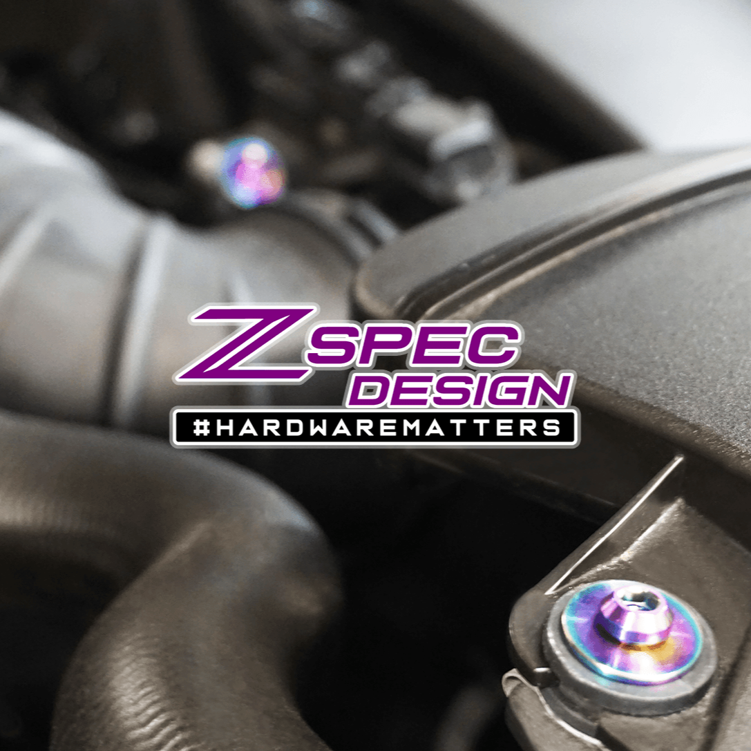 ZSPEC Stage-2 Dress Up Bolts® Fastener Kit for '17-23 Mazda CX-5, Titanium - Howling Moto