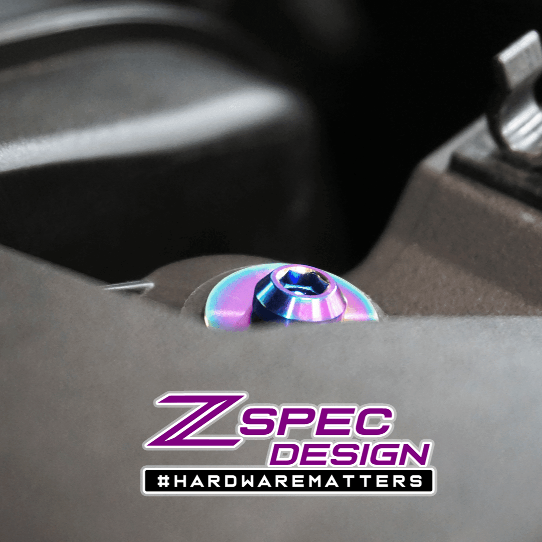 ZSPEC Stage-2 Dress Up Bolts® Fastener Kit for '17-23 Mazda CX-5, Titanium - Howling Moto