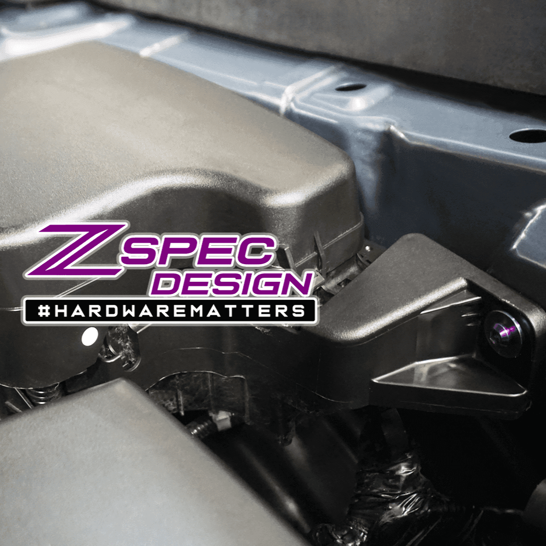 ZSPEC Stage-1 Dress Up Bolts® Fastener Kit for '16-23 Mazda CX-9, Titanium - Howling Moto