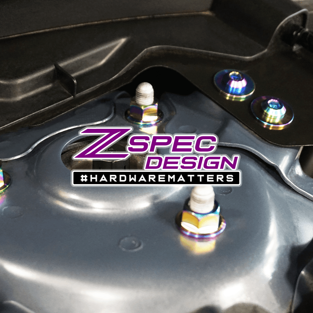 ZSPEC Stage-1 Dress Up Bolts® Fastener Kit for '17-23 Mazda CX-5, Titanium - Howling Moto