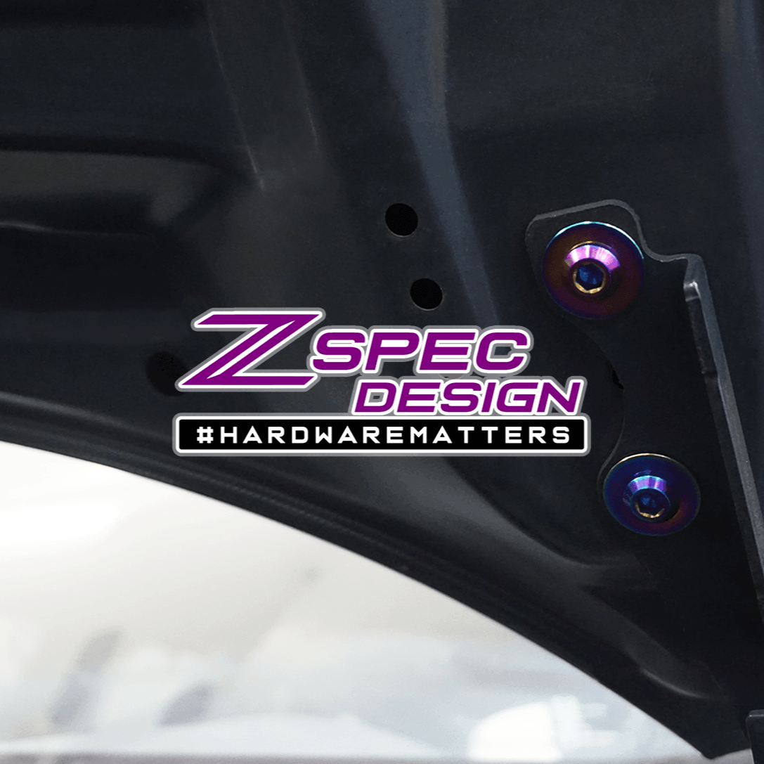 ZSPEC Stage-2 Dress Up Bolts® Fastener Kit for '17-23 Mazda CX-5, Titanium - Howling Moto