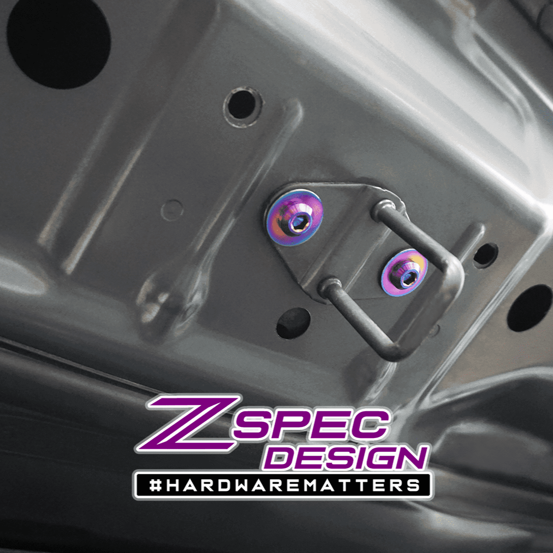 ZSPEC Stage-1 Dress Up Bolts® Fastener Kit for '16-23 Mazda CX-9, Titanium - Howling Moto