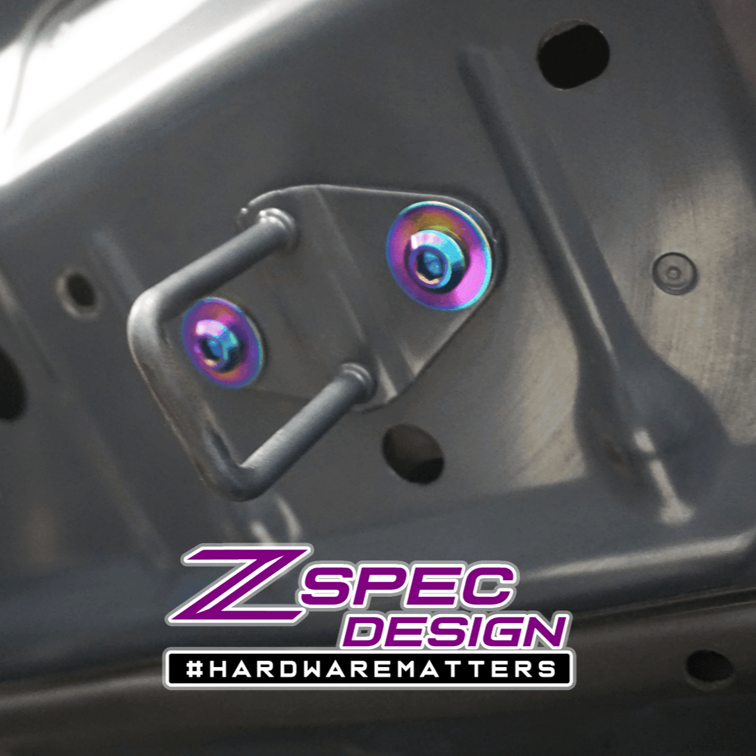 ZSPEC Stage-2 Dress Up Bolts® Fastener Kit for '16-23 Mazda CX-9, Titanium - Howling Moto