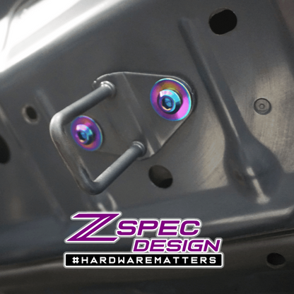 ZSPEC Stage-2 Dress Up Bolts® Fastener Kit for '16-23 Mazda CX-9, Titanium - Howling Moto