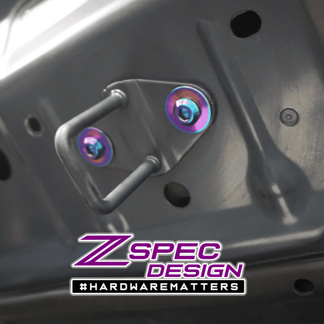 ZSPEC Stage-1 Dress Up Bolts® Fastener Kit for '16-23 Mazda CX-9, Titanium - Howling Moto
