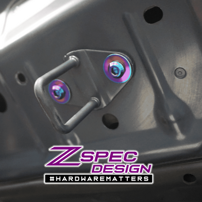 ZSPEC Stage-1 Dress Up Bolts® Fastener Kit for '16-23 Mazda CX-9, Titanium - Howling Moto