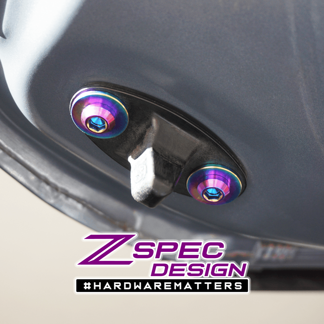 ZSPEC Stage-1 Dress Up Bolts® Fastener Kit for '17-23 Mazda CX-5, Titanium - Howling Moto