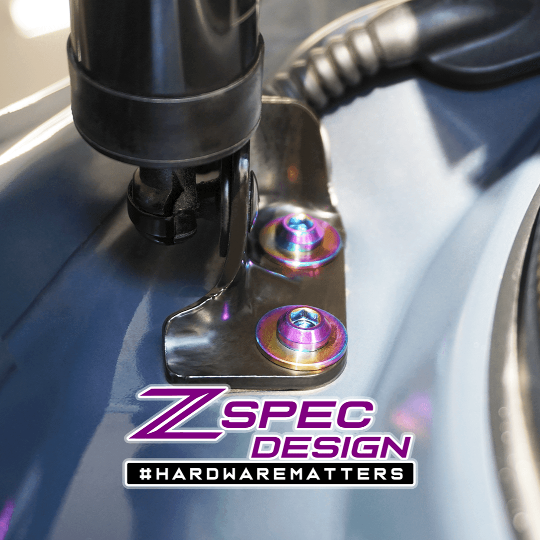 ZSPEC Stage-2 Dress Up Bolts® Fastener Kit for '17-23 Mazda CX-5, Titanium - Howling Moto
