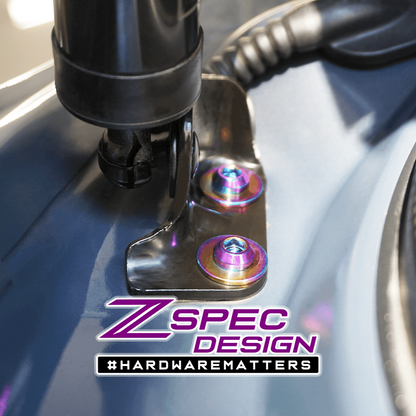 ZSPEC Stage-1 Dress Up Bolts® Fastener Kit for '17-23 Mazda CX-5, Titanium - Howling Moto