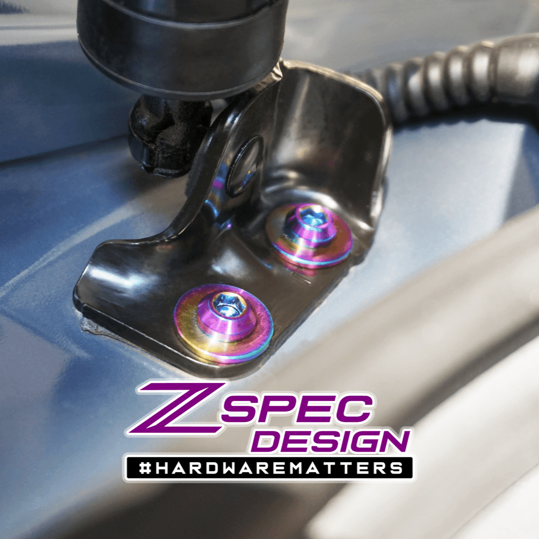 ZSPEC Stage-2 Dress Up Bolts® Fastener Kit for '17-23 Mazda CX-5, Titanium - Howling Moto