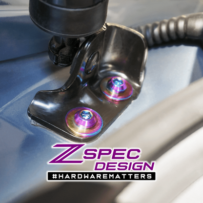 ZSPEC Stage-1 Dress Up Bolts® Fastener Kit for '16-23 Mazda CX-9, Titanium - Howling Moto