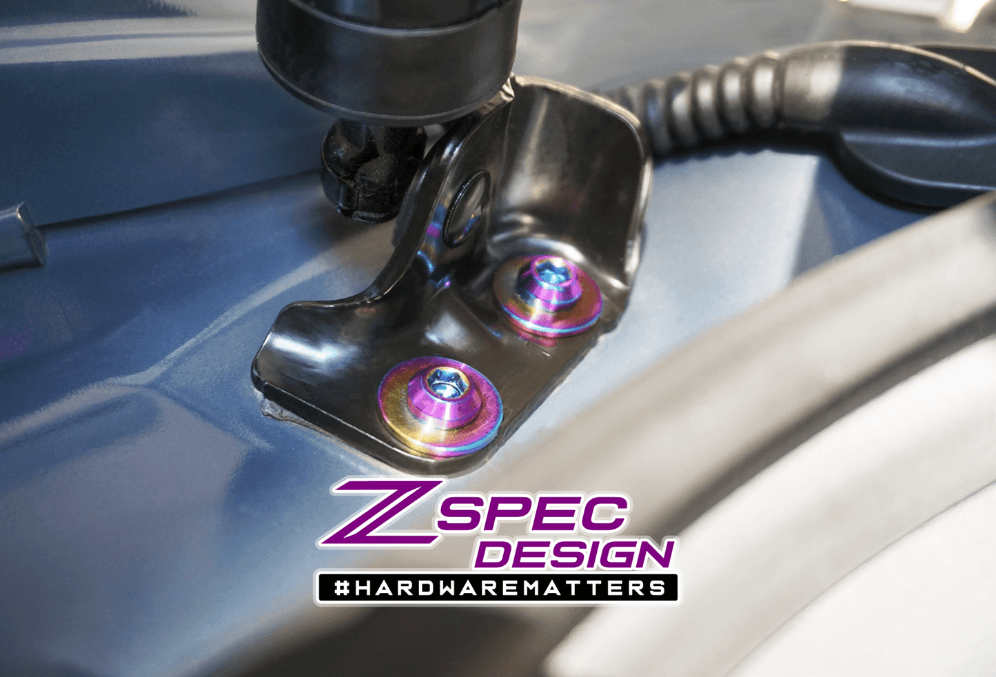 ZSPEC Stage-1 Dress Up Bolts® Fastener Kit for '17-23 Mazda CX-5, Titanium - Howling Moto
