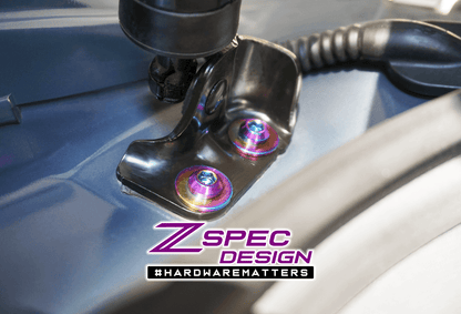 ZSPEC Stage-1 Dress Up Bolts® Fastener Kit for '17-23 Mazda CX-5, Titanium - Howling Moto