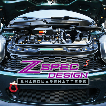 ZSPEC Stage-3 Dress Up Bolts® Fastener Kit for '06-13 Mini R56 Hatch/Hard-Top, Stainless & Billet - Howling Moto