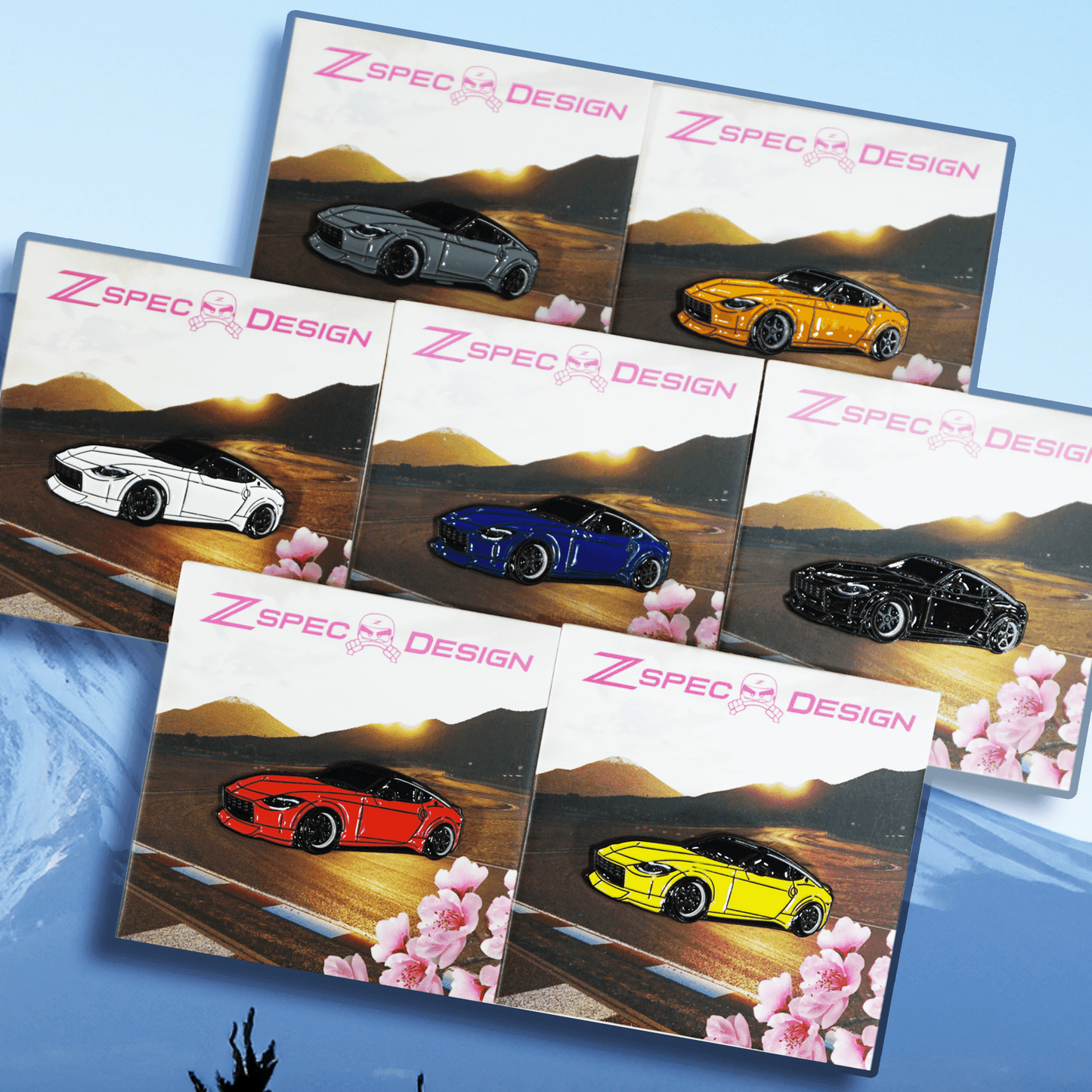 Nissan Z (RZ34) Enamel Collector Pin (Multiple Colors) - ZSPEC Design - Howling Moto