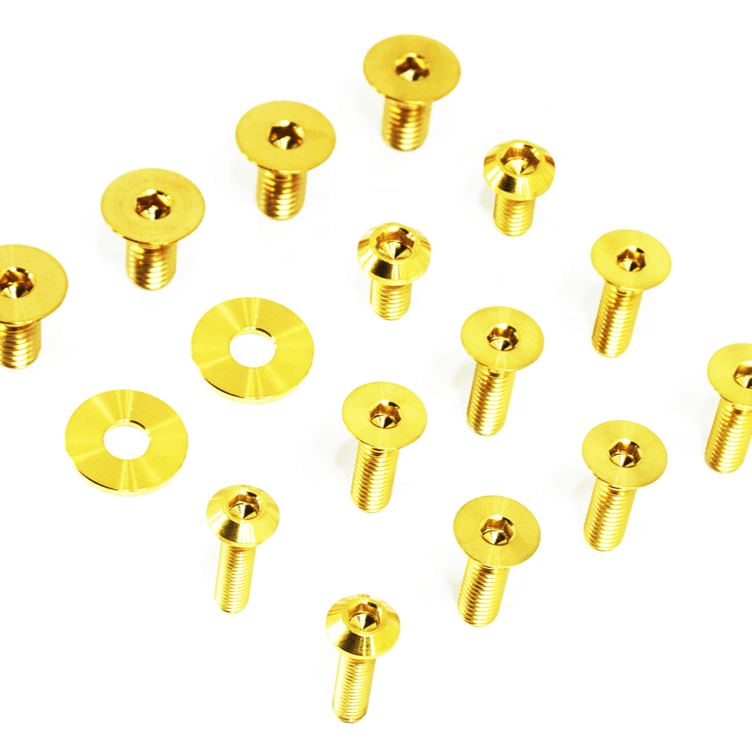 ZSPEC Door Jams Area Dress Up Bolts® Fastener Kit for '09-23 Nissan GTR (R35), Titanium - Howling Moto