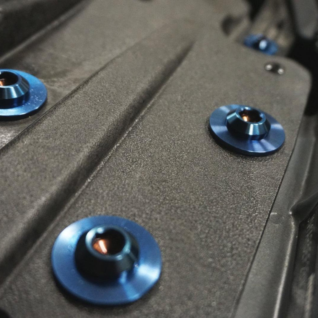 ZSPEC Stage-1 Dress Up Bolts® Fastener Kit for '09-23 Nissan GTR (R35), Titanium - Howling Moto
