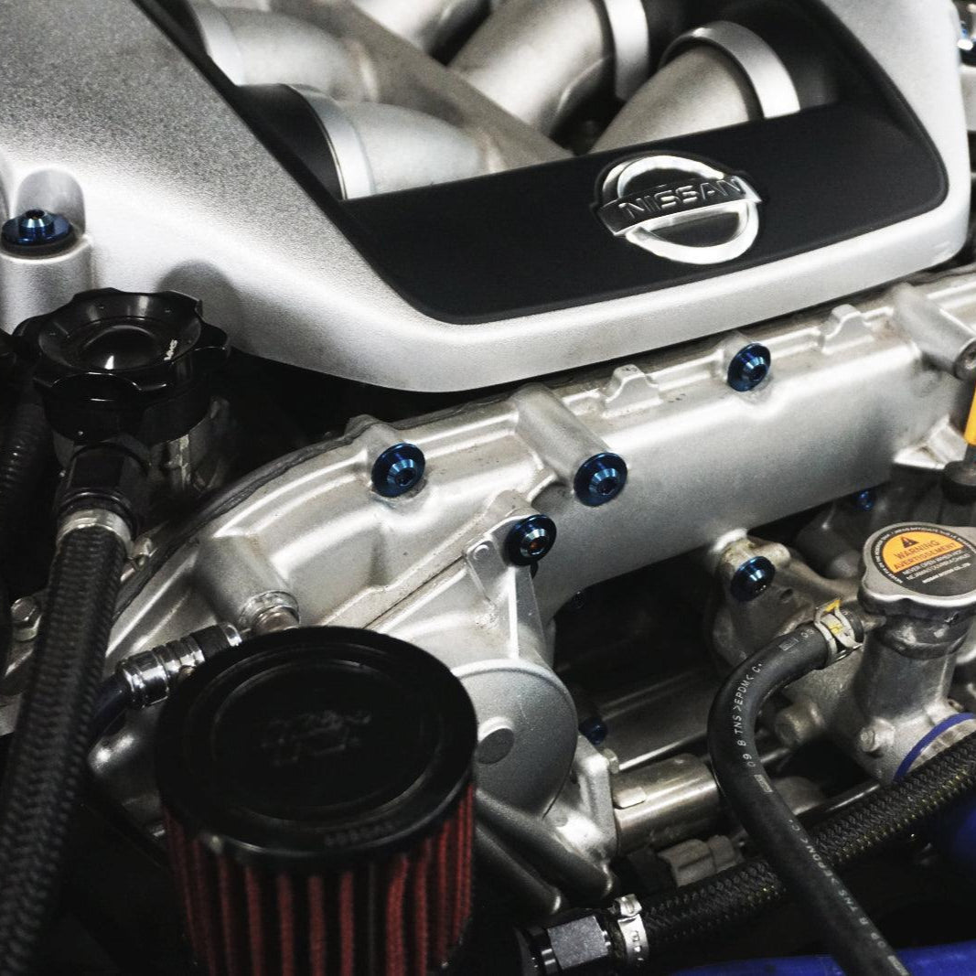ZSPEC Stage-3 Dress Up Bolts® Fastener Kit for '09-23 Nissan GTR (R35), Titanium - Howling Moto