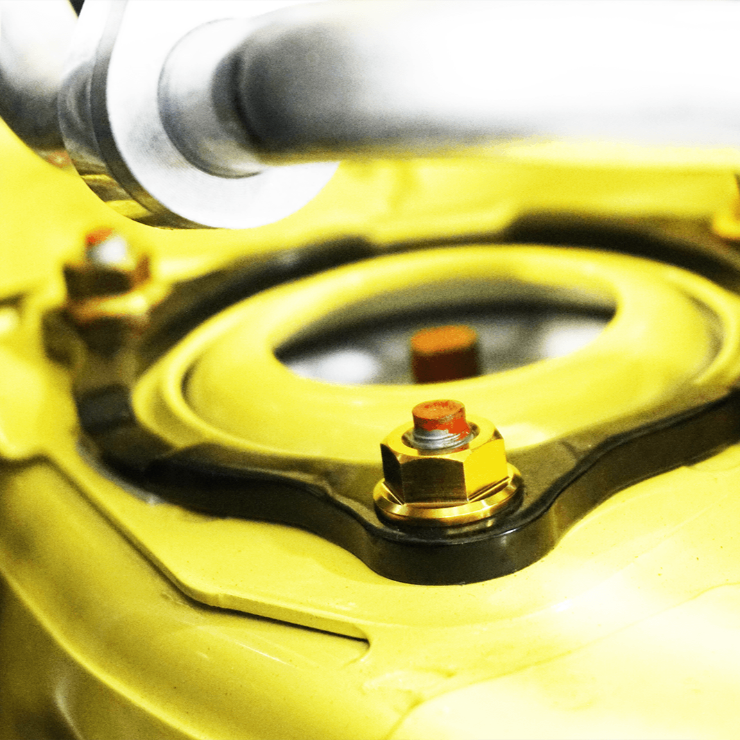 Front Shock Tower Nuts fits Nissan Skyline GT-R/GTR R35, Titanium GR5 - Howling Moto