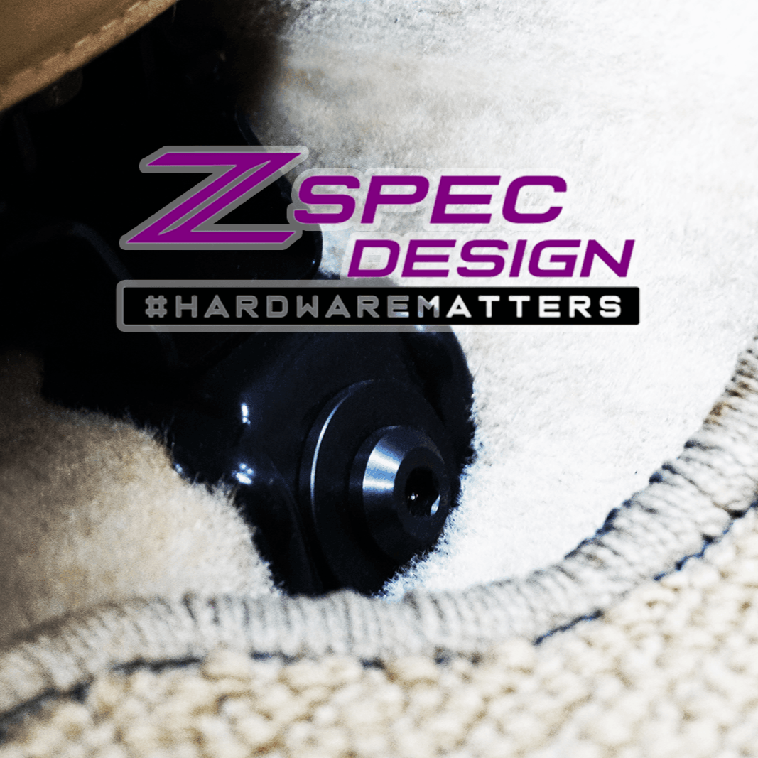 ZSPEC Seat Dress Up Bolts® Fastener Kit for '90-99 Nissan 300zx Z32, Titanium - Howling Moto