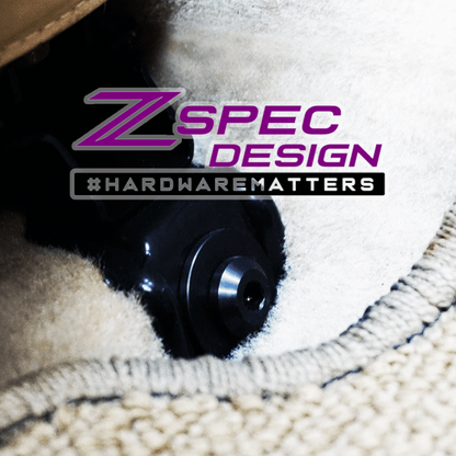 ZSPEC Seat Dress Up Bolts® Fastener Kit for '90-99 Nissan 300zx Z32, Titanium - Howling Moto