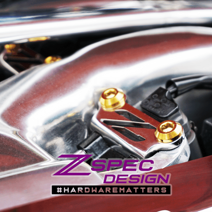 ZSPEC Coil Brackets Dress Up Bolts® Fastener Kit for 300zx Z32, Titanium - Howling Moto